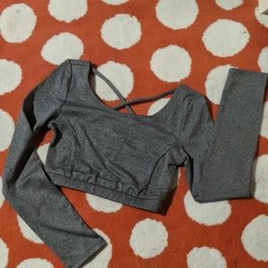 Adorable girls dance crop top